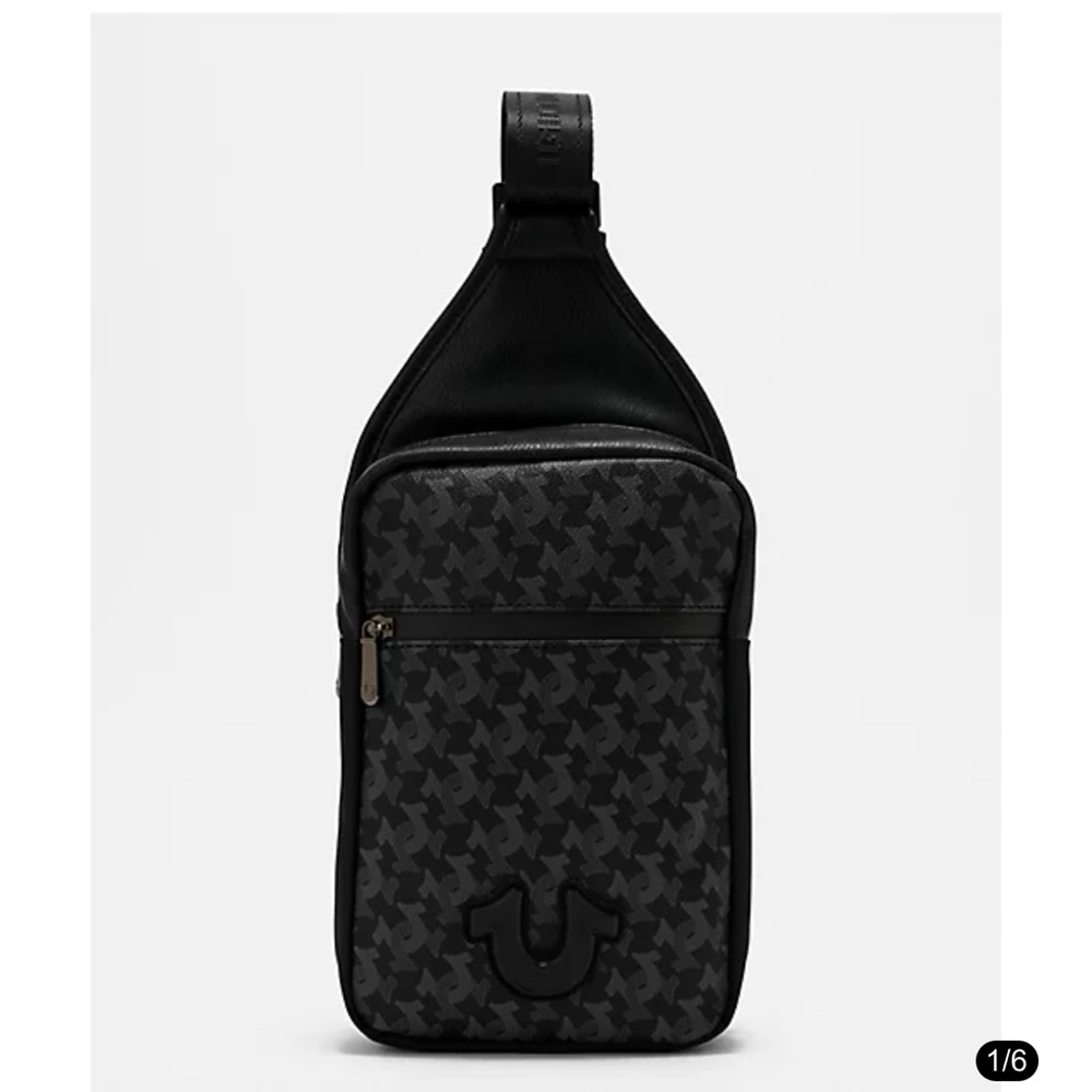 True Religion Black Sling Bag